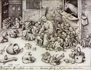 Pieter_Bruegel_the_Elder_-_The_Ass_in_the_School_-_WGA03526