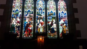 East window of Holy Trinity Church, Huddersfield.