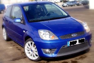 Mid blue 2006 Ford Fiesta