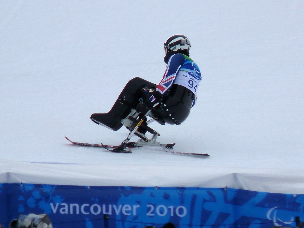 More details
Talan Skeels-Piggins from Great Britain in the first run for the Men's Slalom (Sitting), at the Winter Paralympics 2010 in Vancouver, Canada.